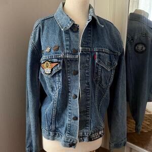 Vintage 1990s Levi’s Harley Davidson  Jean jacket